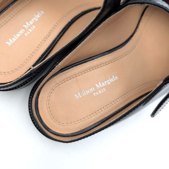 Maison Margiela Paris Tabi City Mary Jane Mules Women's Black Size US5 EU35 - Picture 7 of 10